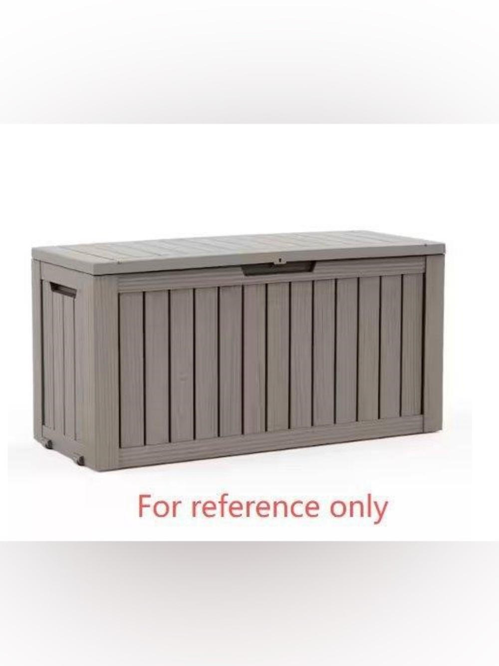 New 75 Gal lockable Outdoor Resin Deck Storage Box - Weather-Resistant